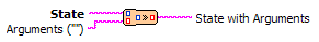 Build State String with Arguments Build State String with Arguments